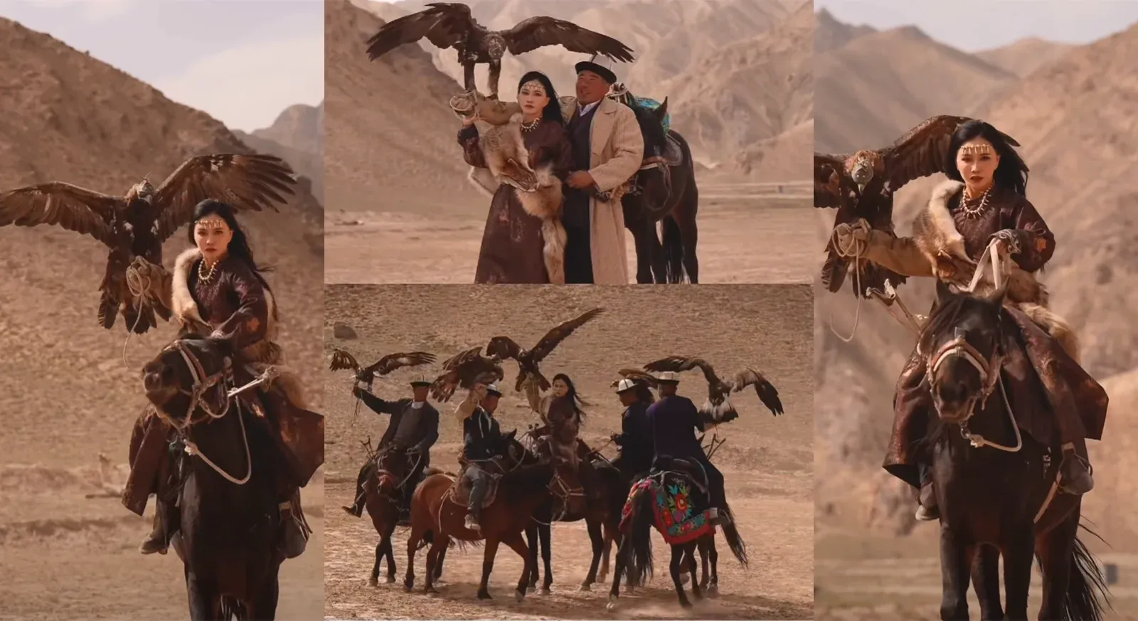 Myanmar girl riding elephants, riding horses, and showing beauty to the world from Myanmar