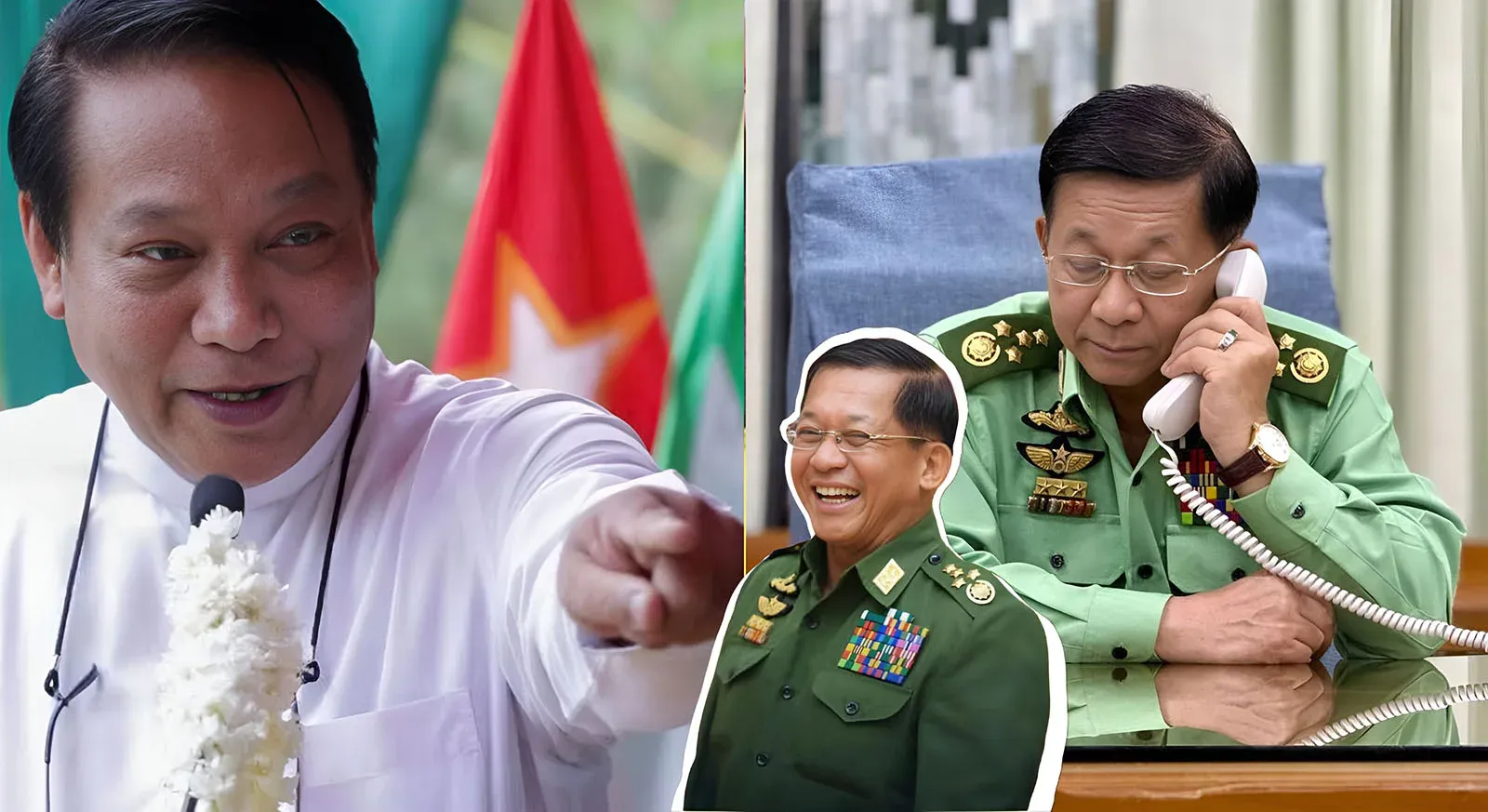 People from the People's Party came to express their gratitude for the blessing of Baba Gyi's donation