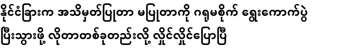 I don't care about foreign recognition or not, I just need to finish the election