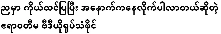 Irrawaddy's video file that he appeared at night and followed me from behind