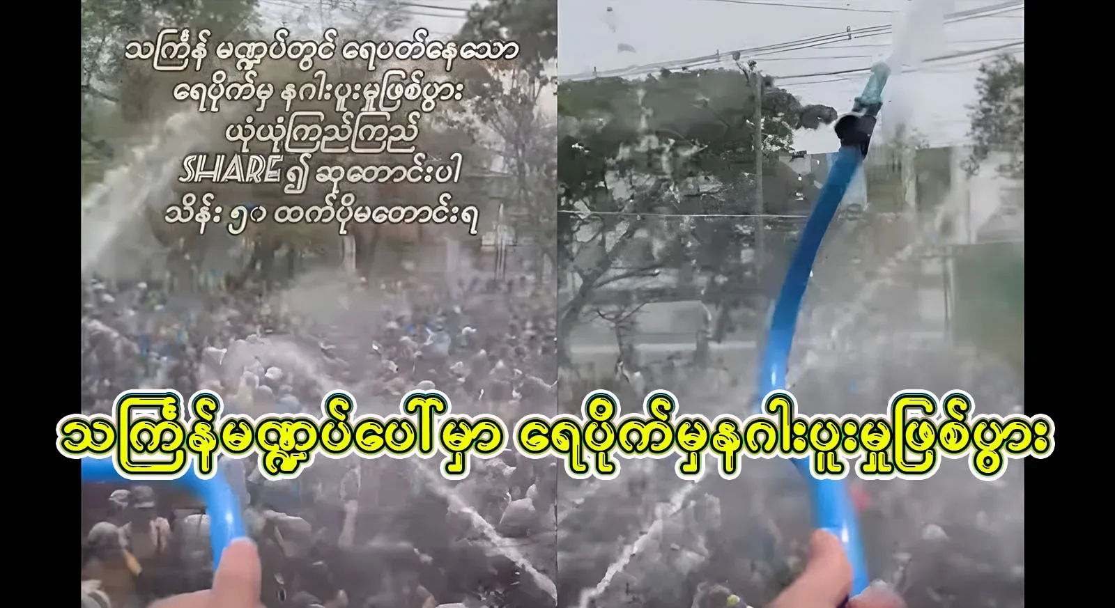 When a dragon is born from a water pipe, trust and share and pray. Don't ask for more than 50,000,000