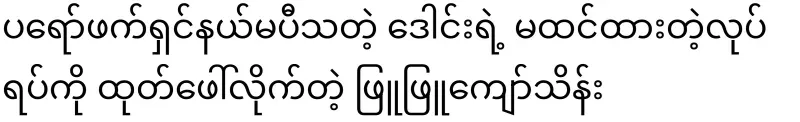 Phyu Phyu Kyaw Thein revealed the unprofessional action of Daw