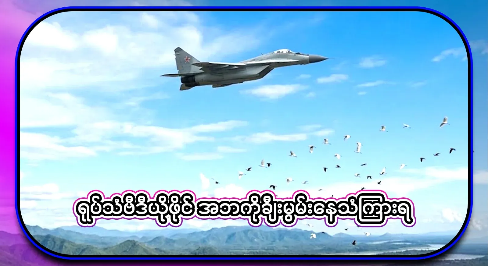 Even the father praised the video clip of the plane hitting the bird