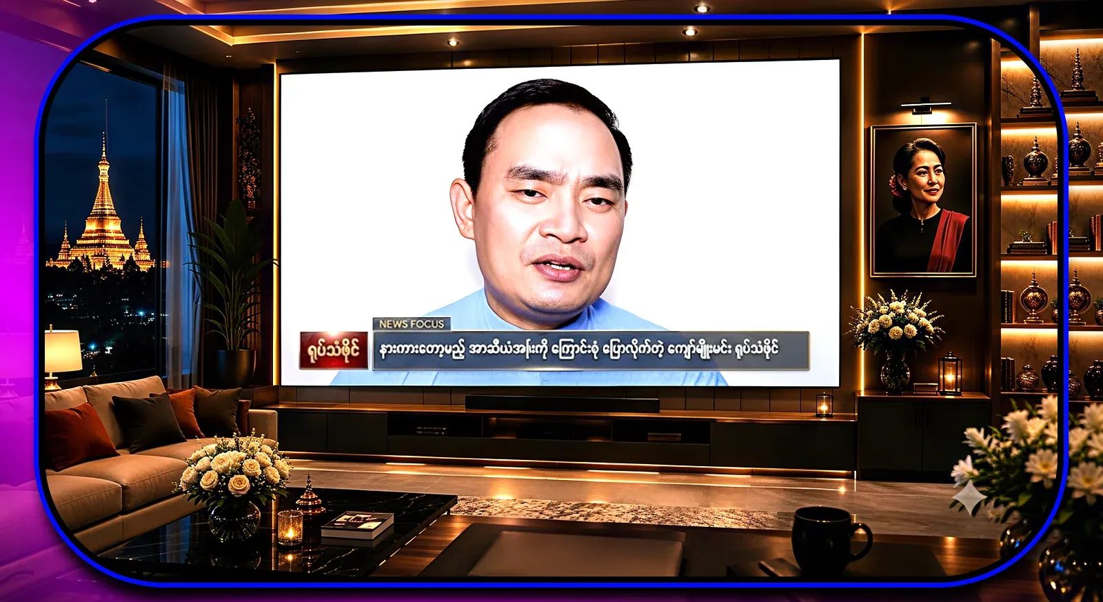 A video file of Kyaw Myomin talking about the upcoming ASEAN