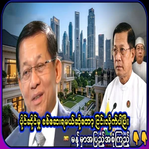 Min Aung Hlaing has rejected the proposal to check the name changes of property and businesses