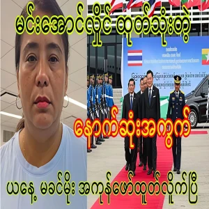Min Aung Hlaing, who revealed all of Ma Khin Moe, used the last field