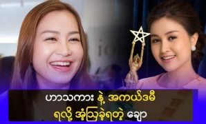 that why the actress is famous for winning the Academy in Myanmar comedies is now only doing comedies 